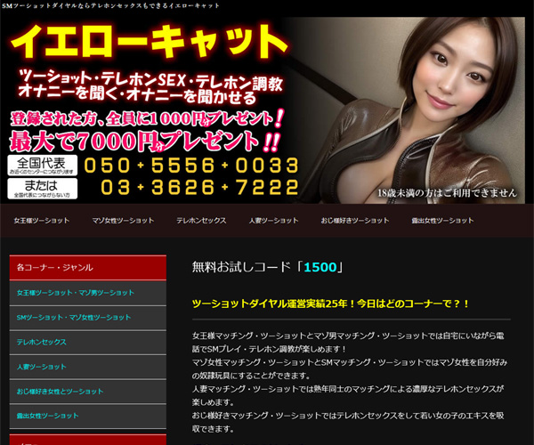 満足できるライブチャットの『イエローキャット』